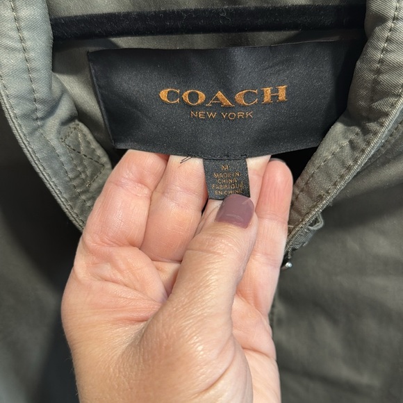 Coach Waxed Belt Hack Utility Jacket Leather Details - Picture 7 of 16